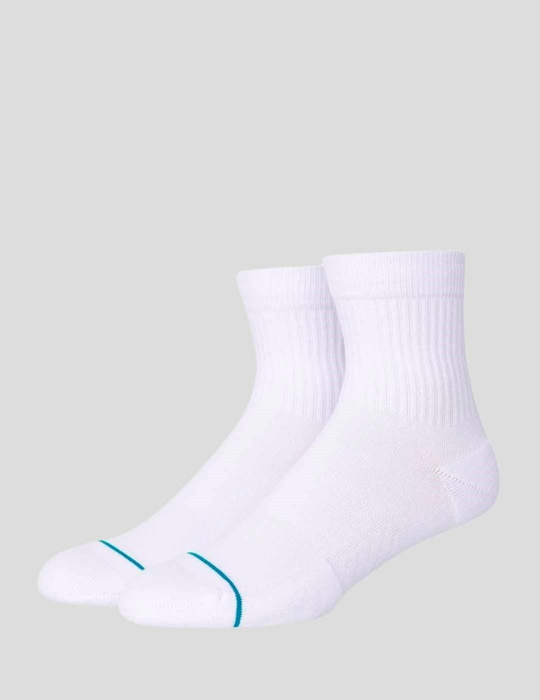Calcetines STANCE icon quarter socks white